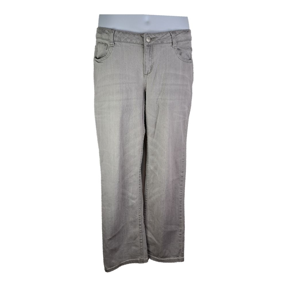 Arizona Jeans Kids Premium Bootcut #1687PAZS Big Girls Size 16.5 Plus Foggy Grey